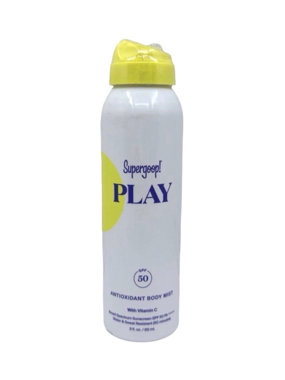Supergoop! Mini PLAY Antioxidant Body Mist SPF 50 - 3 fl oz / 89 ml